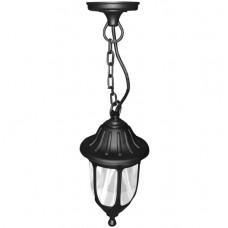 Φωτιστικό Φανάρι Κρεμαστό με ντουί E27 Polycarbonate Μαύρο IP44 9-311